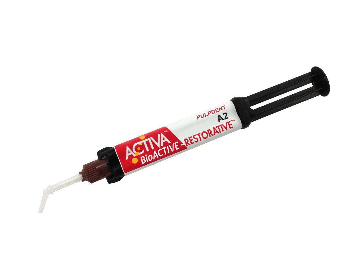 Pulpdent VR1A2 Activa BioACTIVE Universal Restorative Composite Syringe A2 8 Gm Pulpdent VR1A2 Activa BioACTIVE Universal Restorative Composite Syringe A2 8 Gm